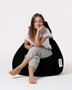 Atelier Del Sofa Drop L Saco de judías para jardín Negro